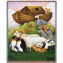 Exiting The Ark Mini Blanket